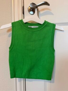 Zara  Sleeveless Knit Tank Top